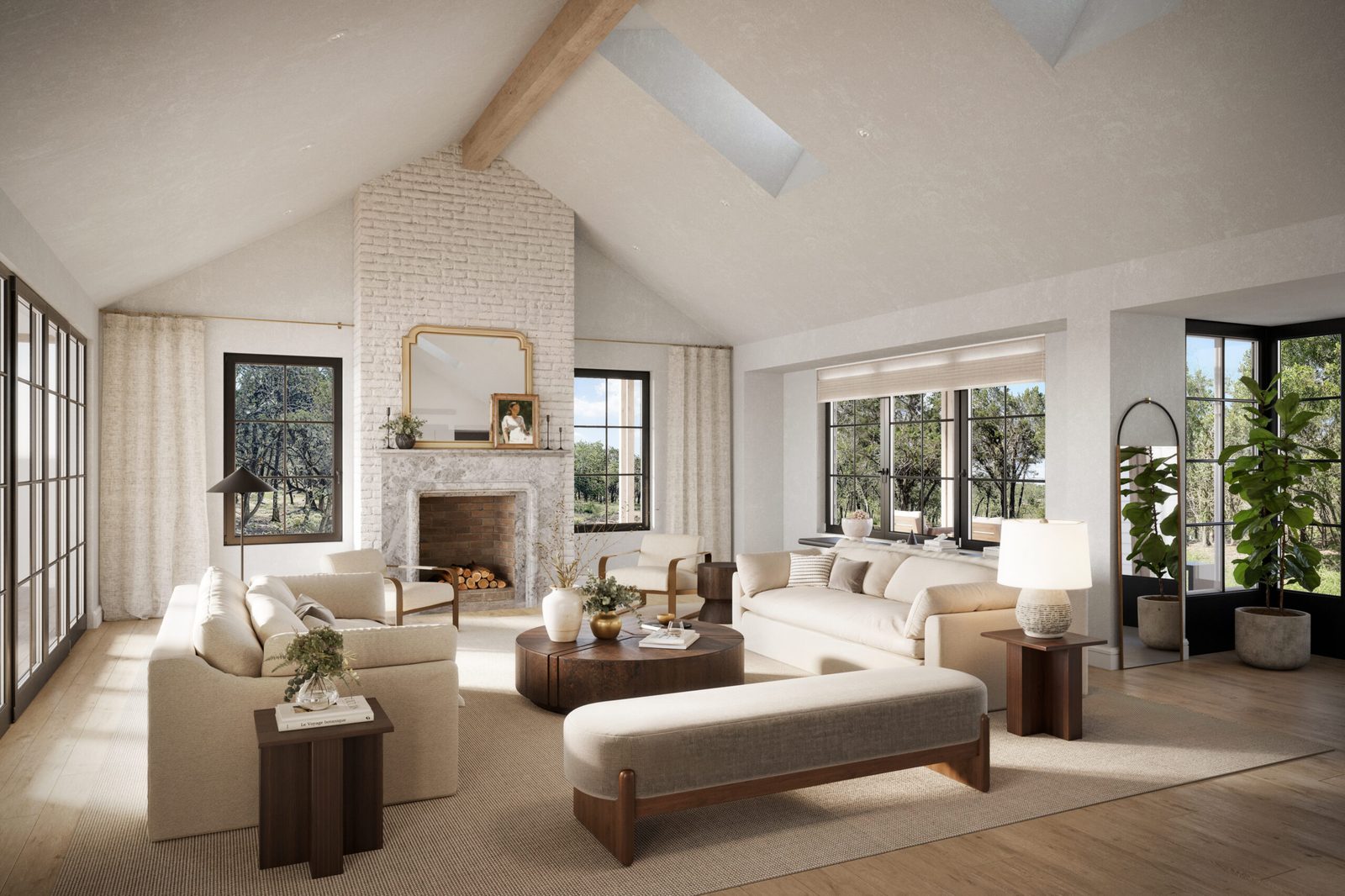 Interior of a Loraloma villa.